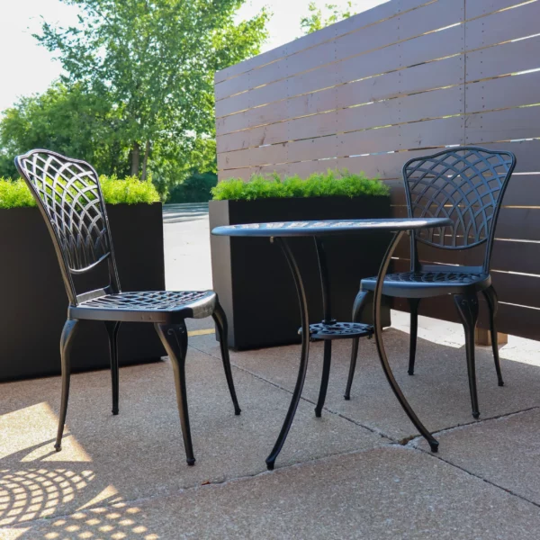 The welcoming entryway to Riviera Salon Studios, featuring sleek modern decor and comfortable seating.